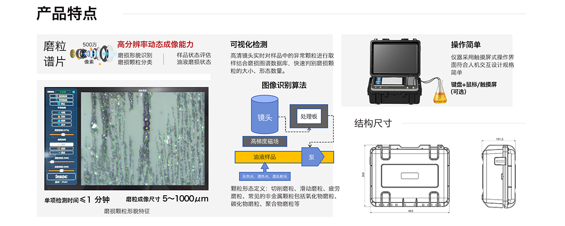 IBM-IVDS 便攜式油液鐵譜磨損分析系統(tǒng) 產(chǎn)品特點(diǎn)